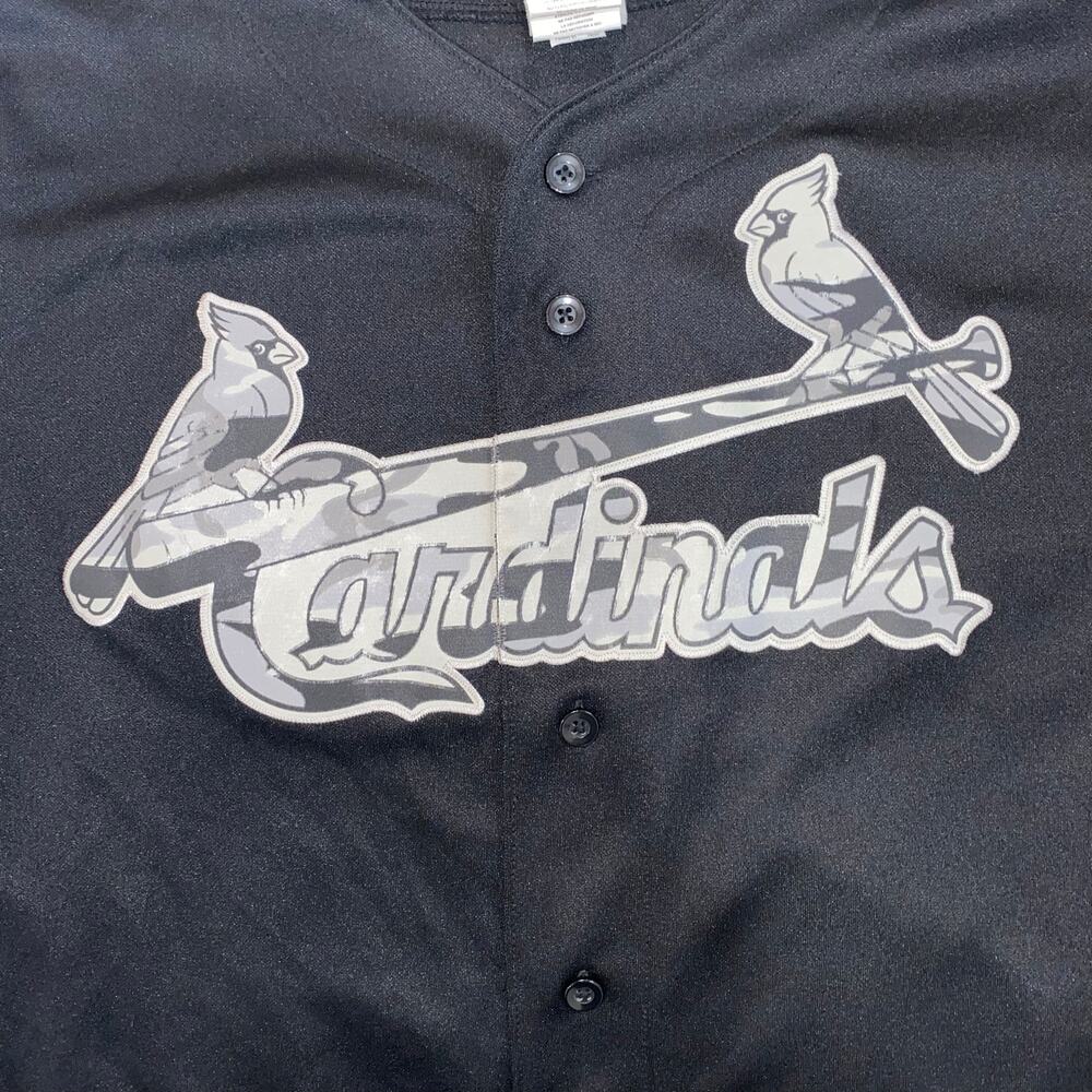 Cardinal’s Merchandise by Majestic, Men’s Medium Black & White Jersey - Picture 3 of 10